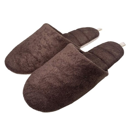スリッパ 25から27.5cm L ブラウン