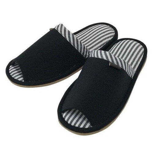 スリッパ monochrome ブラック
