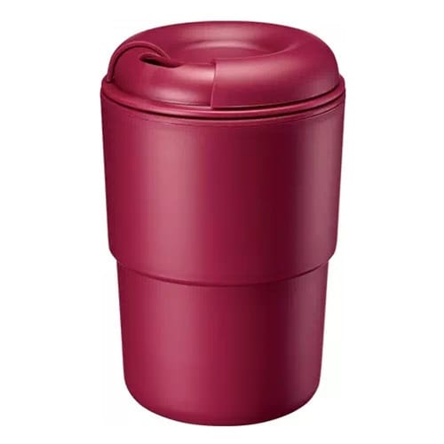 タンブラー 350ml フタ付き レッド