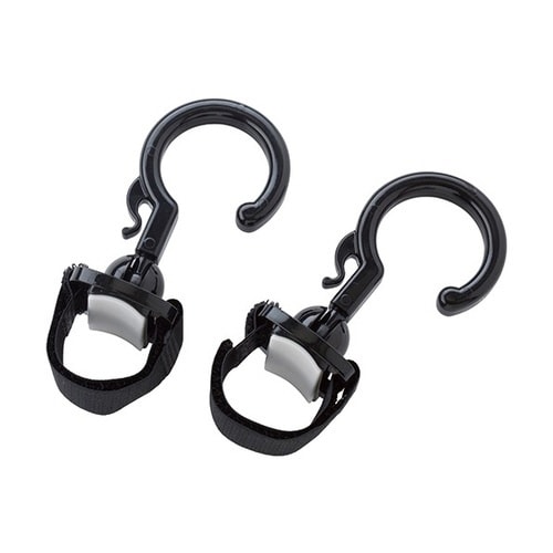 トラベルフック おさげやす S字フック ブラック