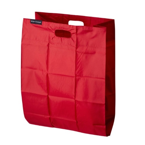 エコバッグ 名刺サイズ 折り畳み レッド