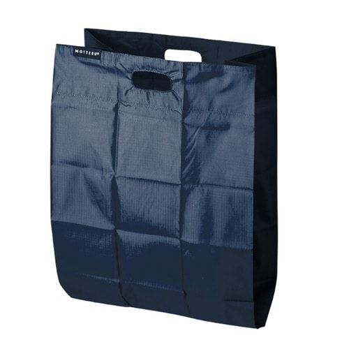 エコバッグ 名刺サイズ 折り畳み ネイビー