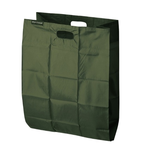 エコバッグ 名刺サイズ 折り畳み カーキ