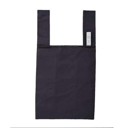 エコバッグ クルリト チャコールブラック