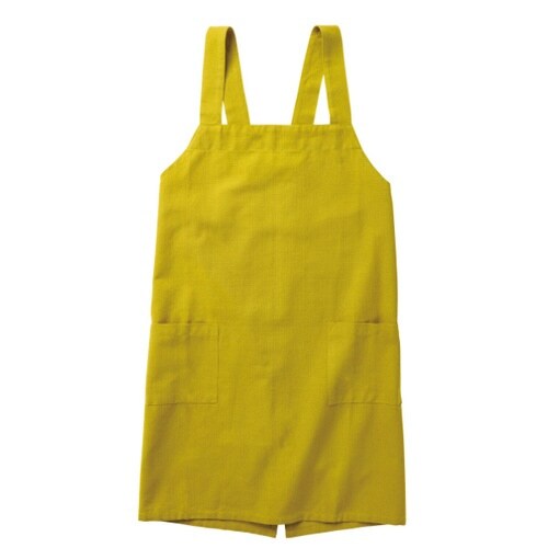 エプロン ソル バッククロスエプロン イエロー