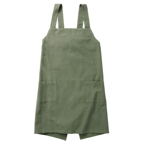 エプロン ソル バッククロスエプロン カーキ