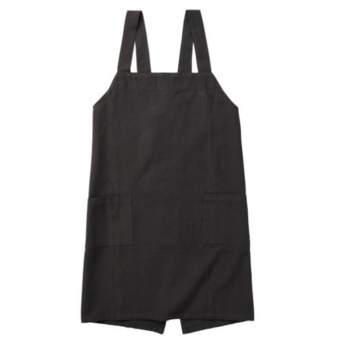 エプロン ソル バッククロスエプロン ブラック