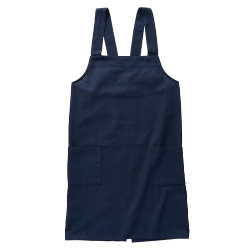 エプロン ソル バッククロス ネイビー