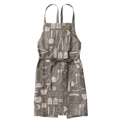 エプロン オーブリー habitue グレー