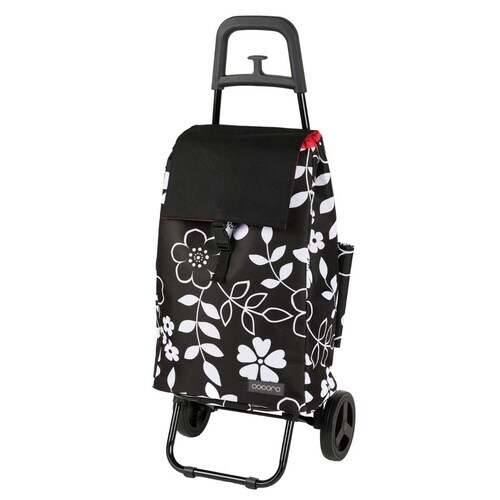 ショッピングカート cocoro フラワーブラック