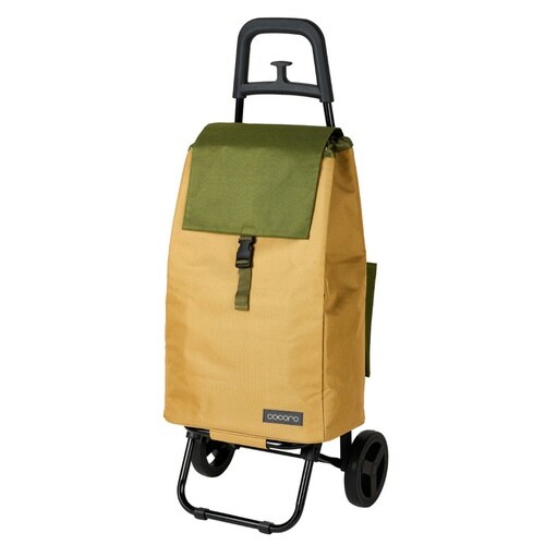 ショッピングカート cocoro カーキ×ベージュ
