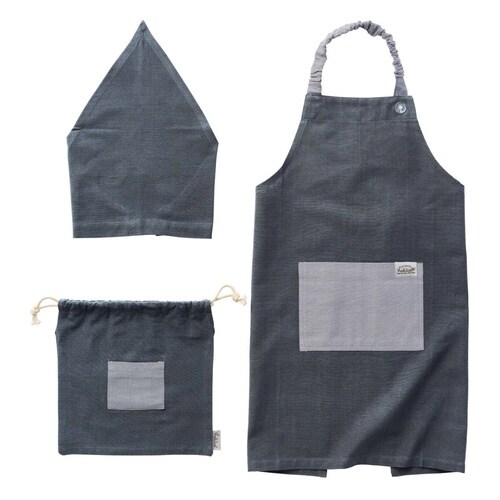 エプロン メイト キッズエプロン ライトグレー