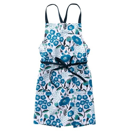 エプロン アルマ habitue ブルー