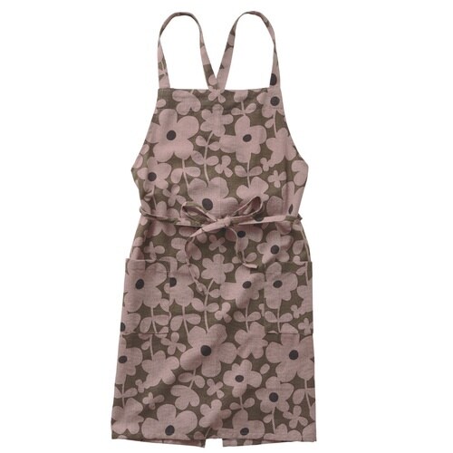 エプロン モナ habitue ブラウン