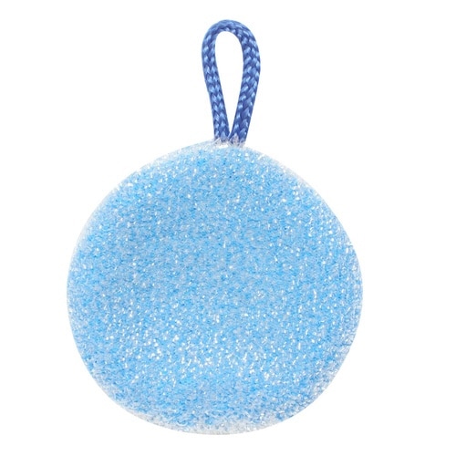 洗面台洗い タワシ 水だけ コンパクト ブルー