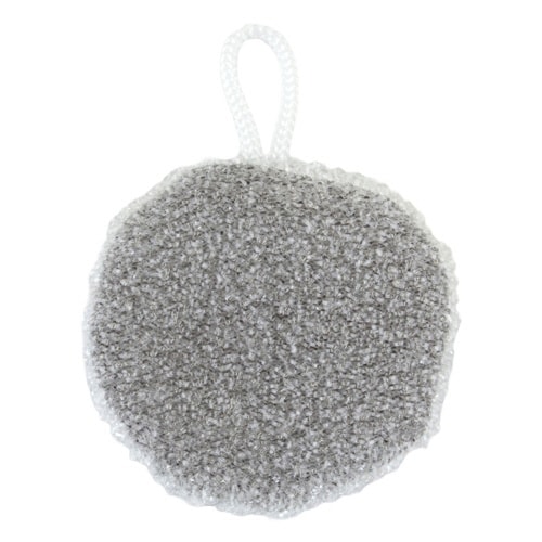 洗面台洗い タワシ 水だけ コンパクト グレー