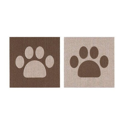 タイルマット おくだけ吸着 ブラウン・ベージュ