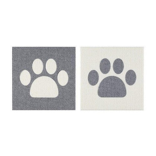 タイルマット おくだけ吸着 グレー・アイボリー