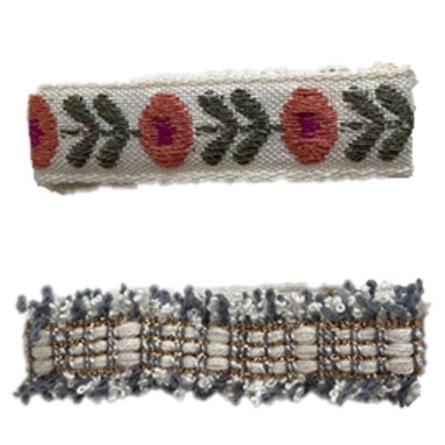 ヘアクリップ ブルー