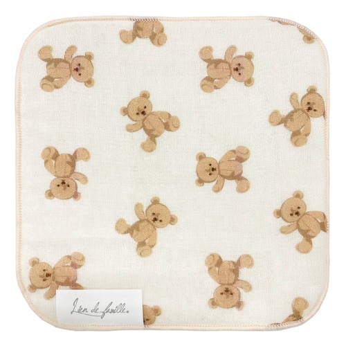 ガーゼハンカチ Lien de テディベア