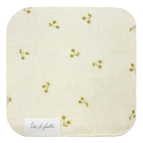 ガーゼハンカチ Lien de チェリー