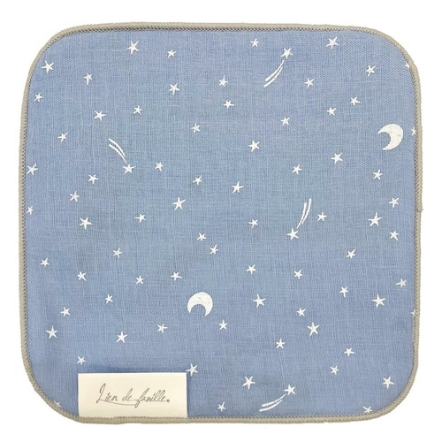 ガーゼハンカチ Lien de 星×月