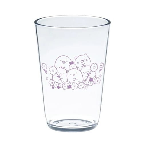 コップ 450ml すみっコぐらし 水彩フラワー