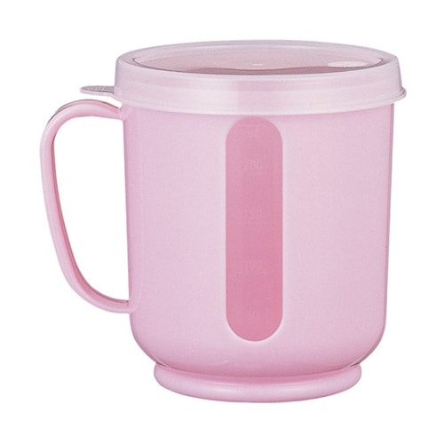 介護用 コップ メモリーコップ 目盛り付き ピンク