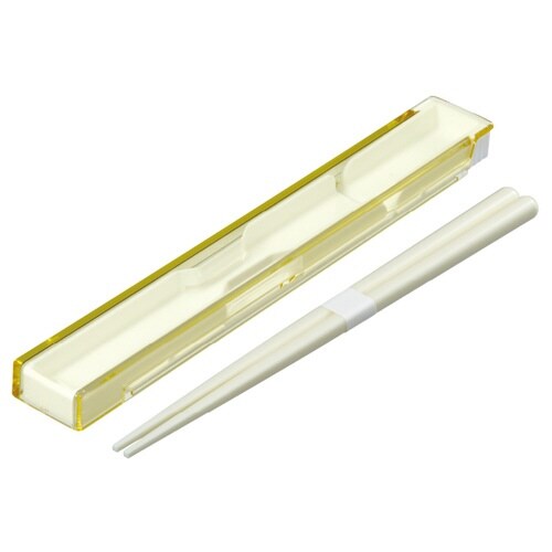 箸箱セット 箸 18cm クリームイエロー