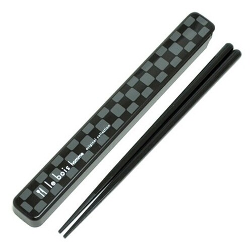 箸&箸箱セット ル・ボア オム M ブラック