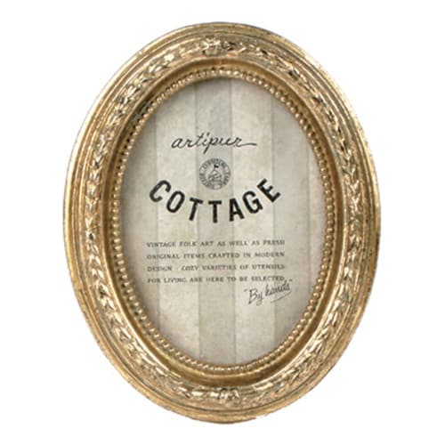 フォトフレーム オーバルフォトフレーム ゴールド