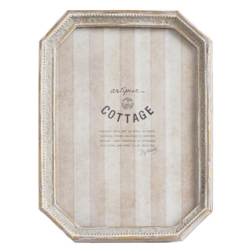 フォトフレーム 八角フォトフレーム L ホワイト