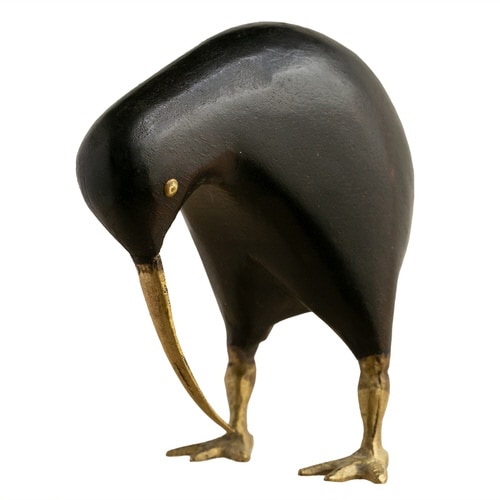 オブジェ キウイ Sサイズ マスコット ブラウン