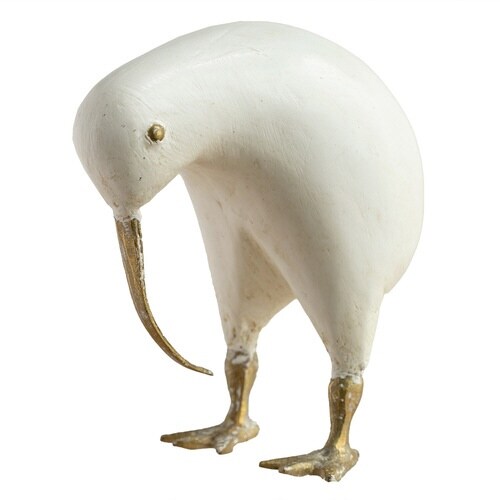 オブジェ キウイ Sサイズ マスコット アイボリー