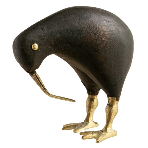 オブジェ キウイ Lサイズ マスコット ブラウン