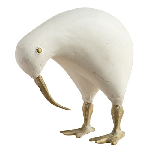 オブジェ キウイ Lサイズ マスコット アイボリー