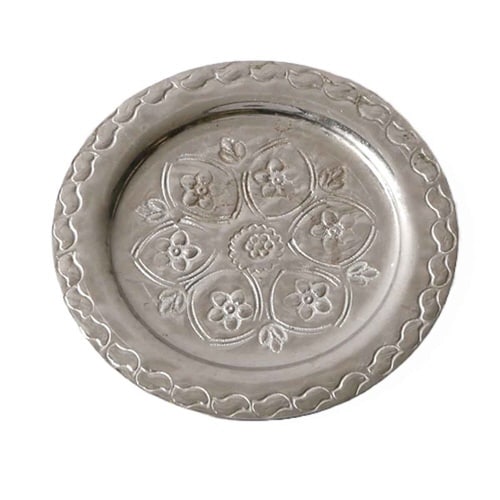 コースター 11cm M 真鍮 シルバー