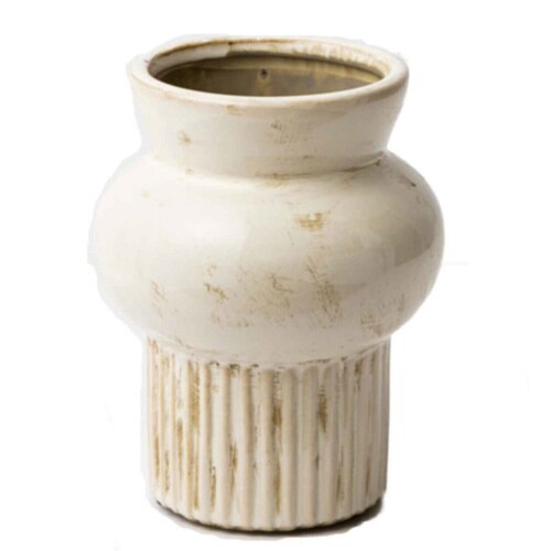 花瓶 セラミックベース 直径13×高さ17cm