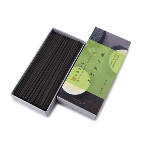 お線香 煙の少ない 薫りあわせ 緑茶の香り