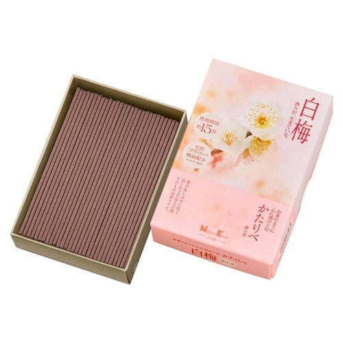 線香 かたりべ ミニ 白梅 ラベンダー 白梅