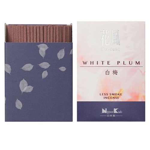 線香 ミニサイズ 75g 花風 白梅