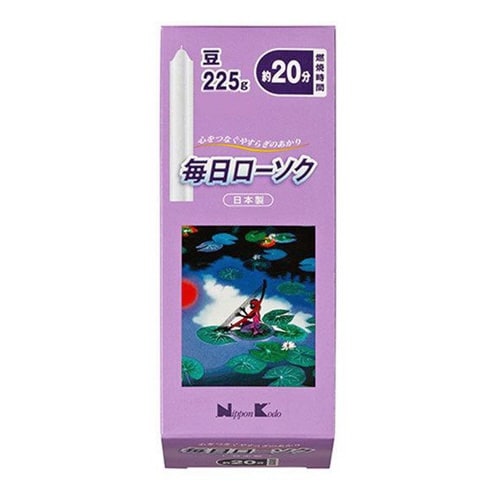 ローソク 毎日ローソク 豆 225g 20分