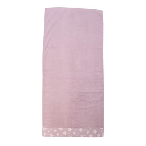 バスタオル ナチュラルスター タオル ピンク