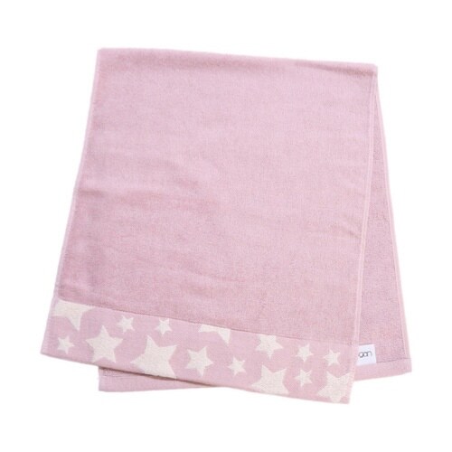 フェイスタオル ナチュラルスター タオル ピンク
