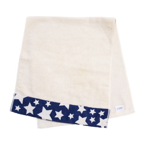 フェイスタオル ナチュラルスター タオル ホワイト