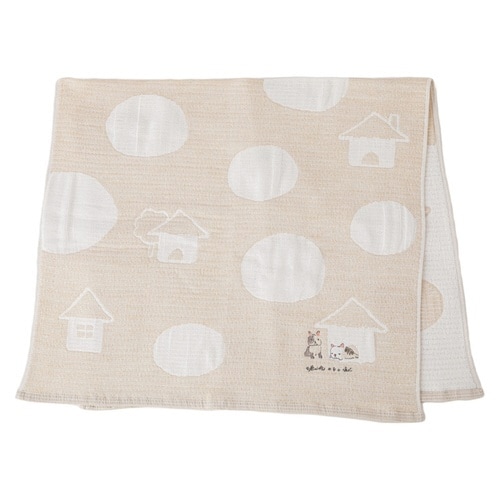 バスタオル 55×100cm 日本製 ベージュ