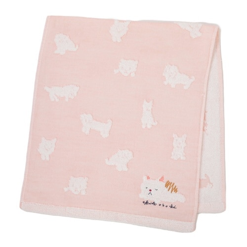 フェイスタオル 34×80cm 日本製 ピンク