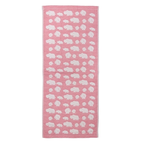 フェイスタオル 34×80cm ピンク