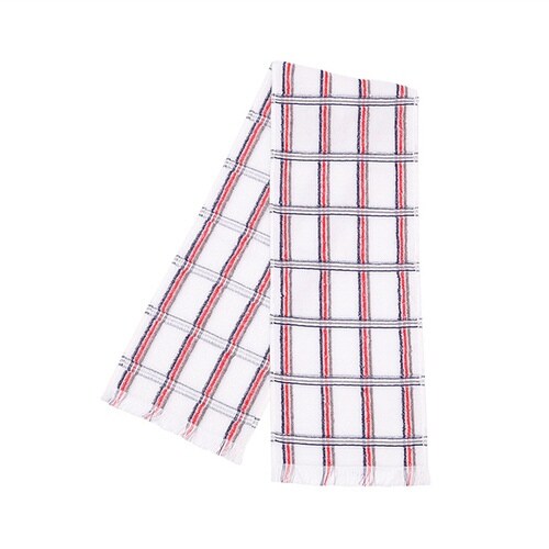 冷感タオル カラフルチェック 冷たい ネイビー