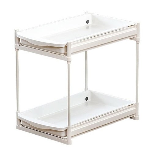 キッチン収納 シンク下 スライドラック 2段